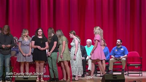 Bath County High School Class Of 2023 Senior Awards Youtube