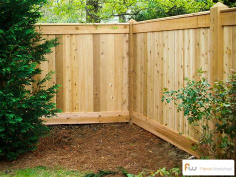 The Sanford™ Custom Cedar Wood Privacy Fence Pictures And Per Foot Pricing