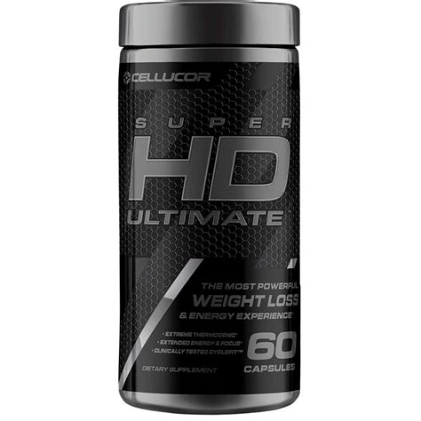 Cellucor Super Hd Ultimate Fat Burner 60 Cápsulas Puro Estado Fisico