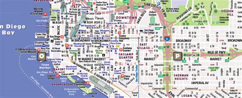 San Diego Map Streets