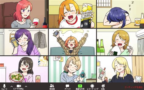 Arablue Ayase Eli Hoshizora Rin Koizumi Hanayo Kosaka Honoka Minami Kotori Nishikino Maki