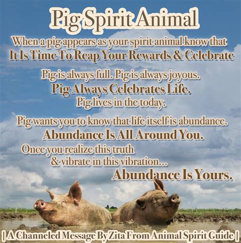 Pig Spirit Animal | Spirit animal, Animal spirit guides, Horse spirit animal