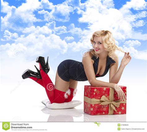 Whether practitioners, friends, family or chefs, we have a kit for everyone! Sensul Girl With Pose With Gift Box Stock Image - Image of ...