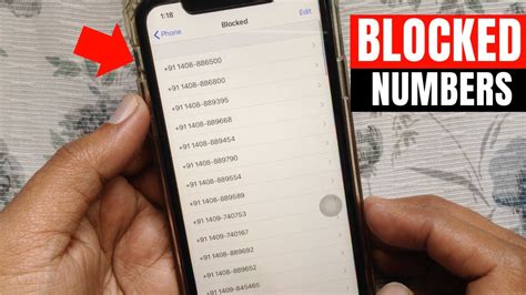 How To Check Your Blocked Numbers On Iphone Youtube