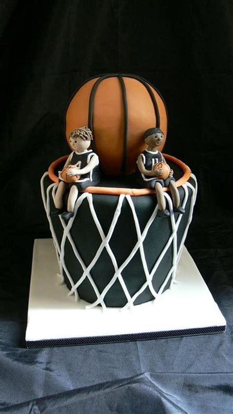 Basketball Cake Decorated Cake By For The Love Of Cake Cakesdecor