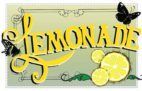 lemonade sign printable
