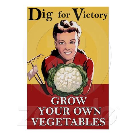 Vintage Dig For Victory Poster Dig For Victory