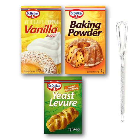 Dr Oetker Baking Essentials Bundle Pack Of 6 Baking Powder 3 Yeast