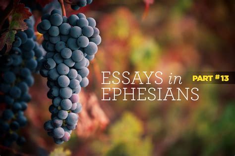 Given Word Now Essays In Ephesians 13