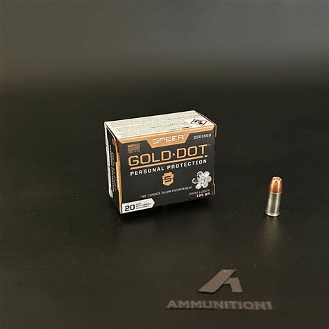 Speer Gold Dot 9mm 124 Gr Gdhp 20 Rndbx Ammunition1