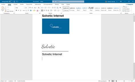 Cómo Hacer Una Firma En Word ️ Solvetic