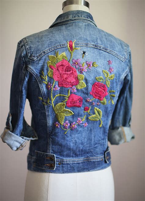 My Diy Embroidered Denim Jacket — Studio Quirk