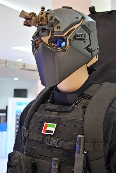 Asian Defence News Badass Looking Face Shields At Idex 2017