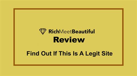 Rich Meet Beautiful Review Scam Or Legit In 2024