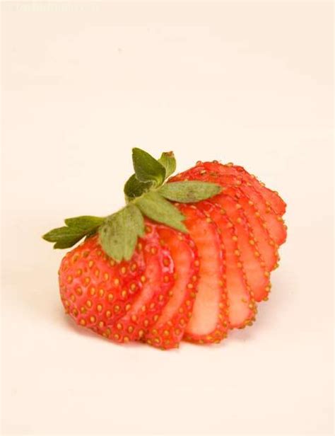Strawberry Fan Fruit Carvings Recipe