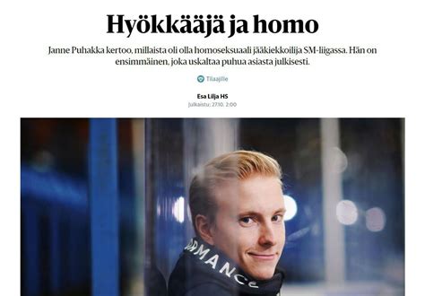 Hs Bluesissa Pelannut Janne Puhakka Kertoo Ensimmäisenä Millaista Oli