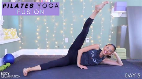 Min Full Body Flow Yoga Pilates Workout At Home For Flexibility Toning Mobility With Rebekah