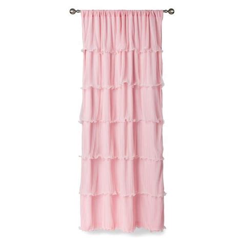 Lush Decor Nerina Ruffled Single Curtain Panel 54w X 84l 54w X