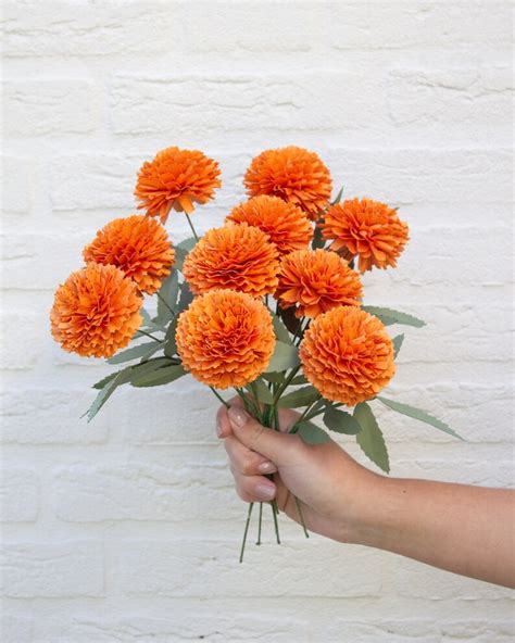 Paper Marigold Flower SVG Online Workshop for Cricut and - Etsy France