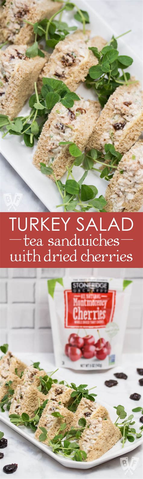 Turkey Salad Tea Sandwiches With Dried Cherries Recipe Tea