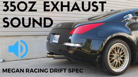 350z Catback Exhaust Single Exit Megan Racing Drift Spec Youtube