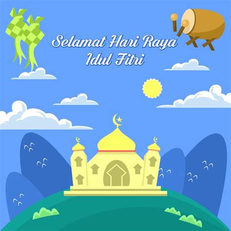 Here you can find the jewish religious holiday elements on creative icons, banners and transparent. Selamat Hari Raya Idul Firtri Vector | Eid card designs ...