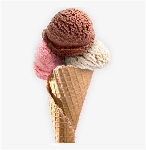 Cone 3 Scoop Ice Cream 466x765 Png Download Pngkit