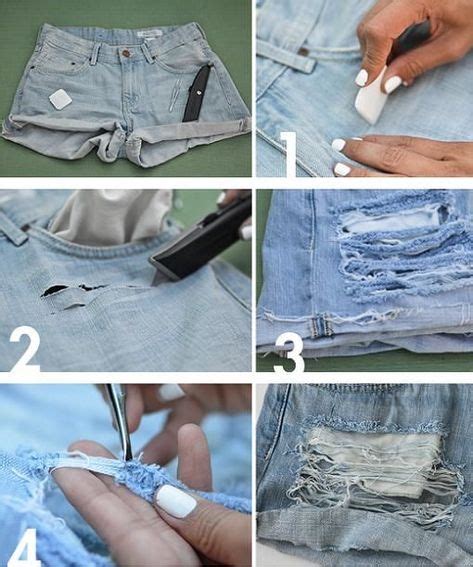8 Ideas De Como Romper Pantalones Como Romper Un Pantalon Remodelar
