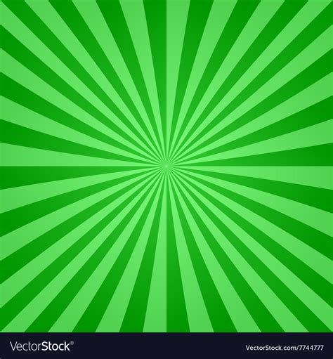 Green Ray Burst Design Background Royalty Free Vector Image