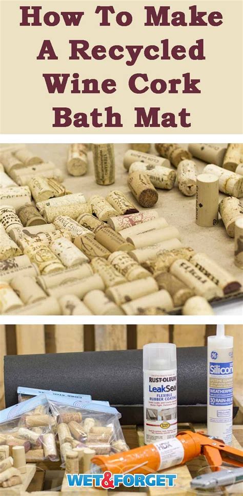 How To Make A Recycled Wine Cork Bath Mat