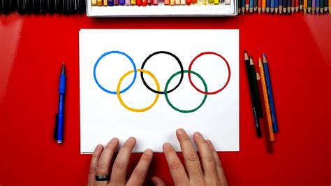 Watch live the olympic virtual series group ride with athletes in the likes of. How To Draw The Olympic Rings - Art For Kids Hub