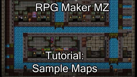 Rpg Maker Mz Tutorial Sample Maps Youtube