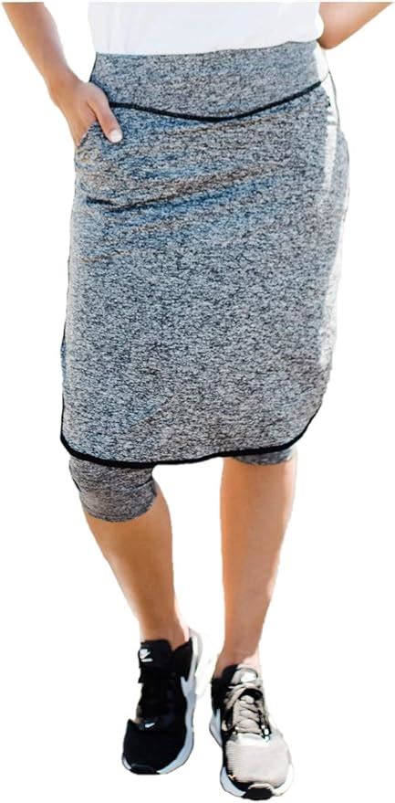 Ella Mae Sports Skirt For Women Knee Length Workout Skirt