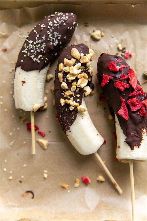 Frozen Chocolate Covered Bananas Recipe In 2022 Healthy Desserts