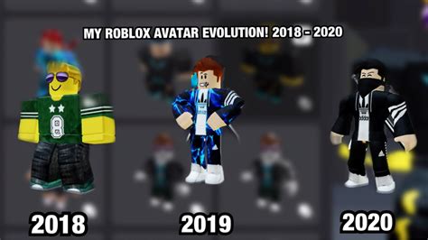 My Roblox Avatar Evolution 2018 2020 Youtube