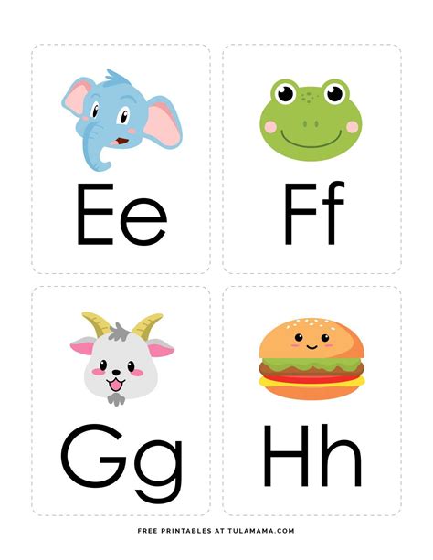 Fun Free And Engaging Alphabet Flash Cards For Preschoolers In 2020