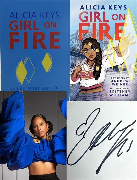 Alicia Keys Girl On Fire Signed First Edition First Printing