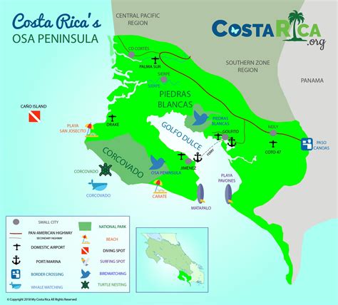 29 Costa Rica Beach Map Maps Online For You