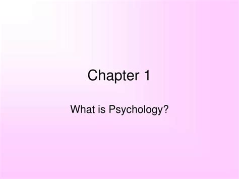 Ppt Chapter 1 Powerpoint Presentation Free Download Id1822816