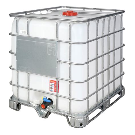 1000l Ibc Container Mit Neuer Blase Auf Stahlpalette 12500