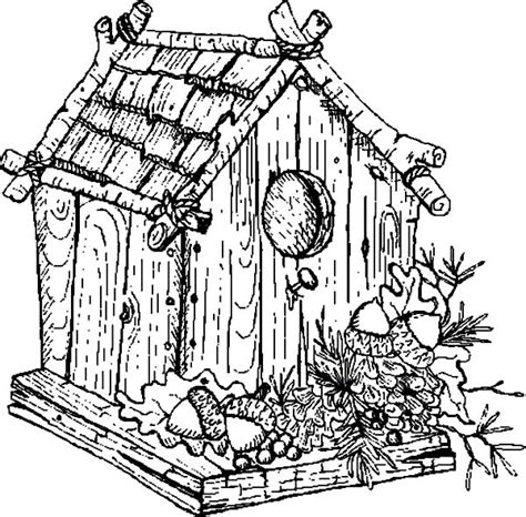 They may only weigh 3 to 6 lbs, but …. Traditional Bird House Coloring Pages: Traditional Bird ...