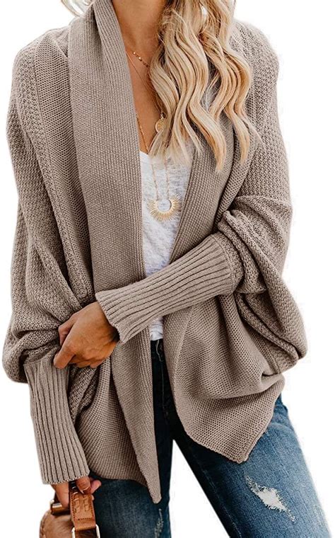 imily bela women s kimono batwing cable knitted slouchy oversized wrap cardigan sweater