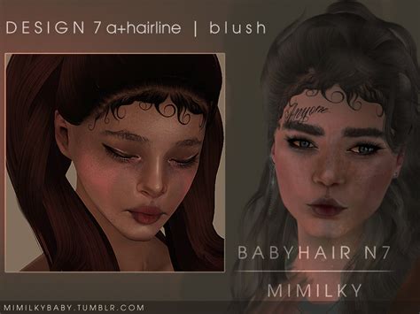The Sims Resource Mimilky Babyhair N7ahairline