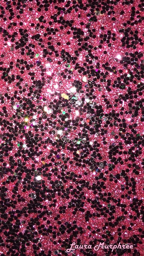 Iphone Sparkle Black And Pink Glitter Background Dilloalosai