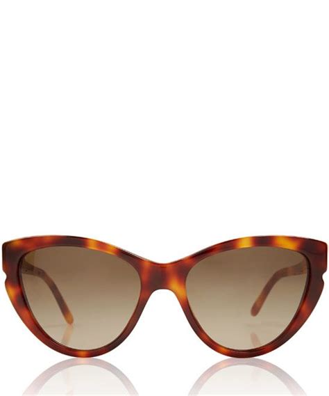 Stella Mccartney Tortoiseshell Oversized Cat Eye Sunglasses With Images Cat Eye Sunglasses