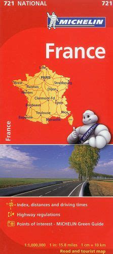 Michelin Map 721 France Road Map