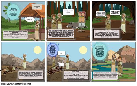 Abraham And Isaac Storyboard By 0b887667