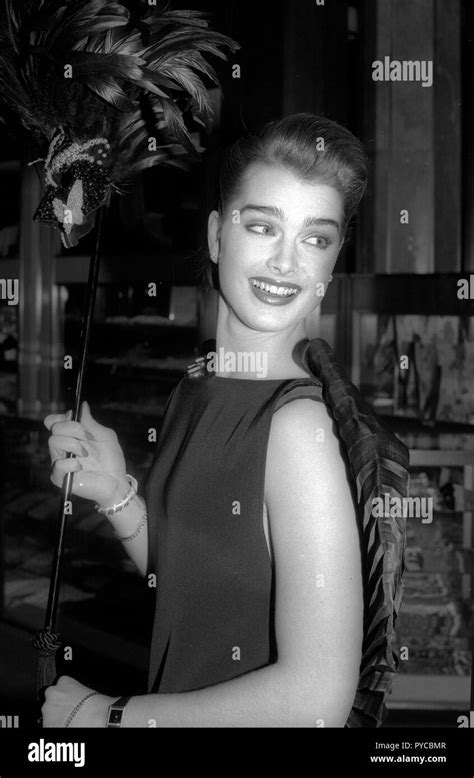 Brooke Shields Black And White Stock Photos And Images Alamy