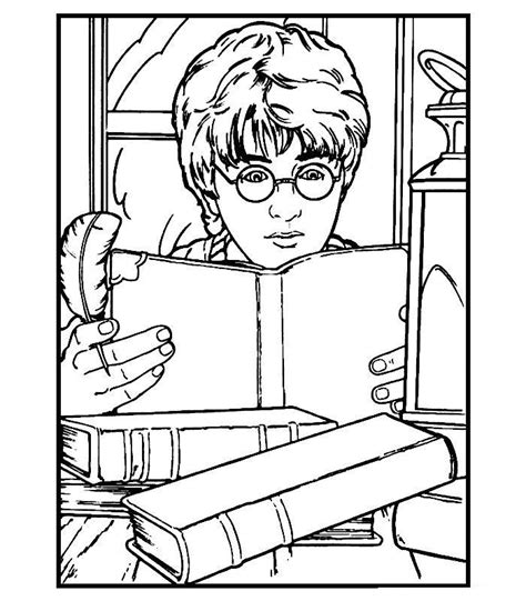 Harry potter quidditch coloring page. Free Printable Harry Potter Coloring Pages For Kids ...