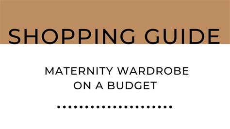 Maternity Wardrobe On A Budget Shopping Guide — Adrianna Bohrer